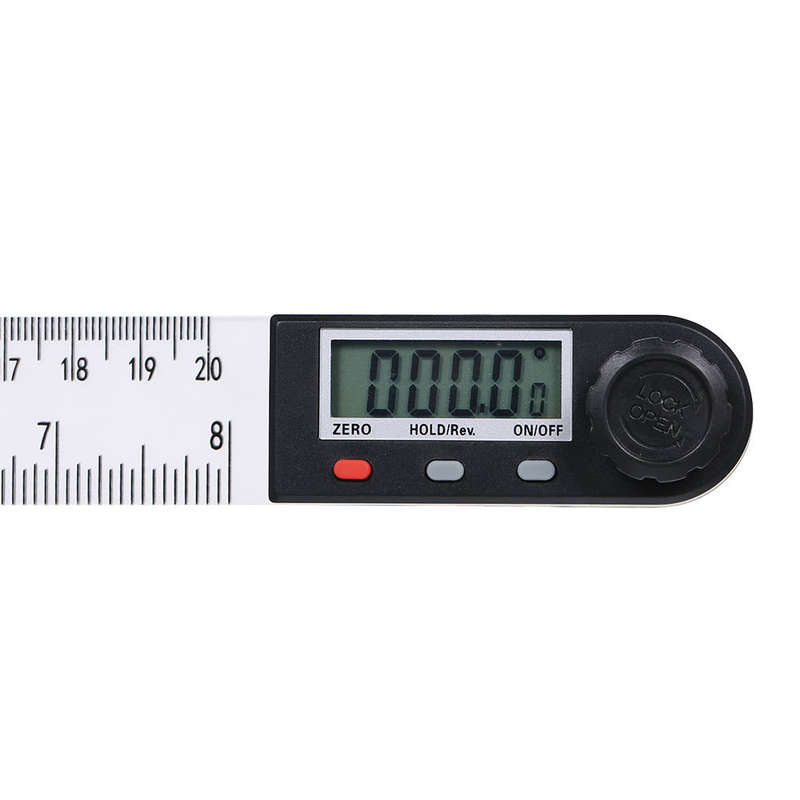 0-200mm Multifunctional Digital LCD Display Angle Ruler 360 Electronic Goniometer Protractor