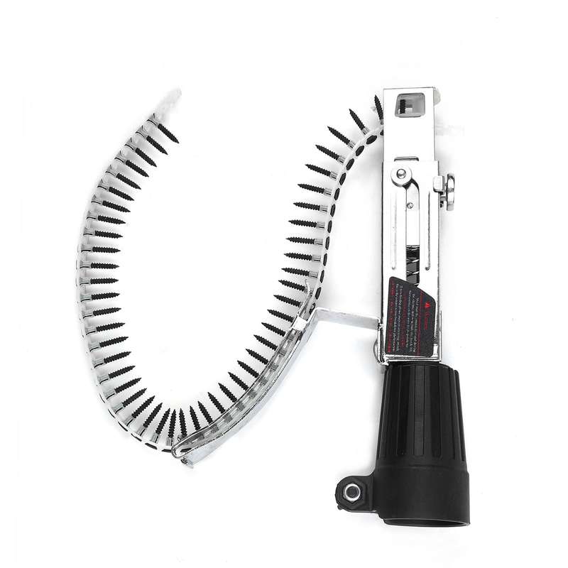 Automatic Chain Nail Gun Adapter Power Drill Attachment With Screws Woodworking Tool Auto Feed Screw