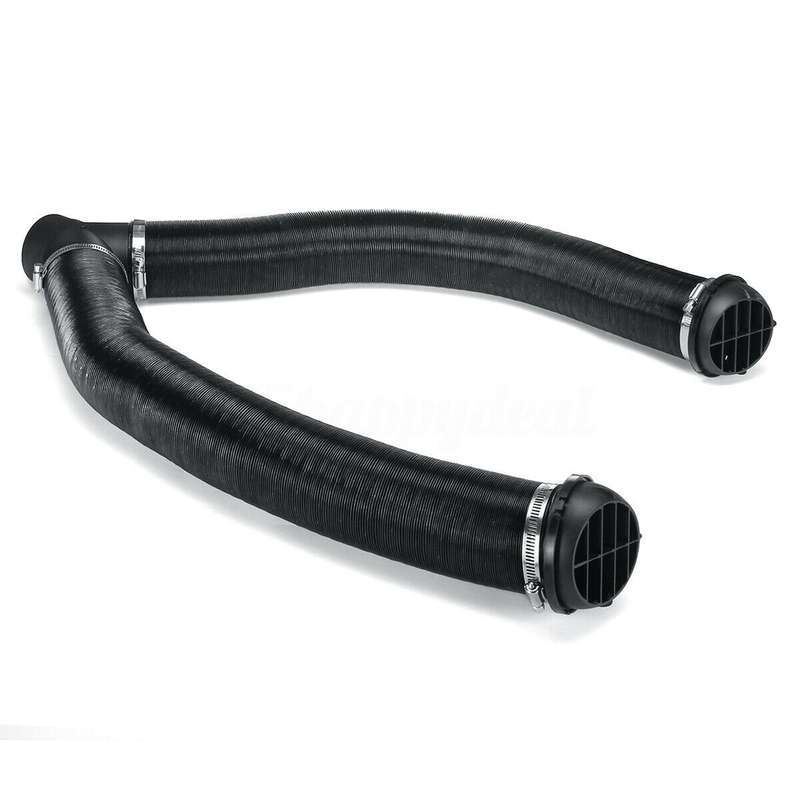 Compatible with Webasto Diesel Heater 75mm Heater Pipe Ducting Y Branch Warm Air Outlet Vent