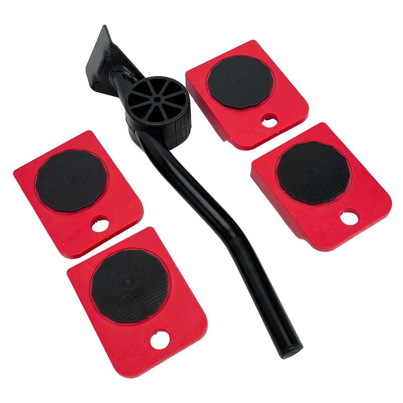 Heavy Furniture Moving Kit Easy Mover Appliance Roller Lifter Moving System with 4 Wheel Slide
