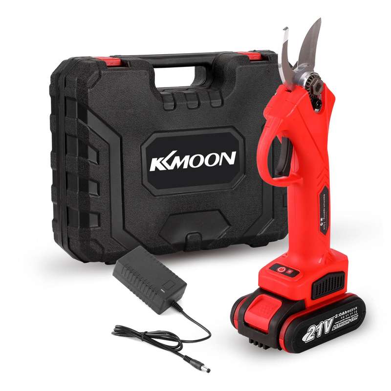 21V Cordless Electric Pruner Pruning Shear Efficient Fruit Tree Bonsai Pruning Branches Cutter Lands