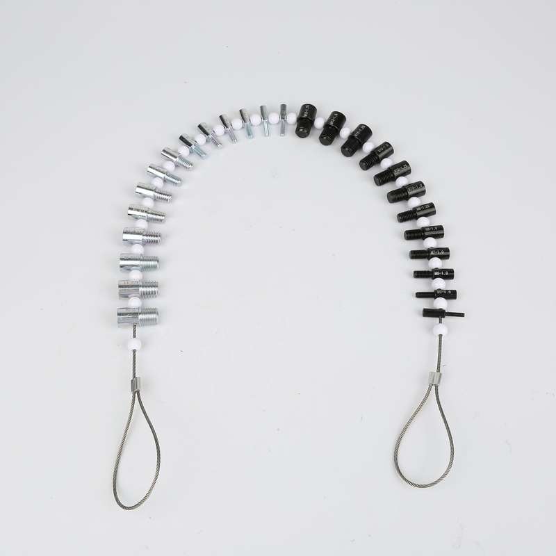 Nut and Bolt Thread Checker Inch and Metric Set Nut Bolt Thread Detection Tool Multipurpose Utility
