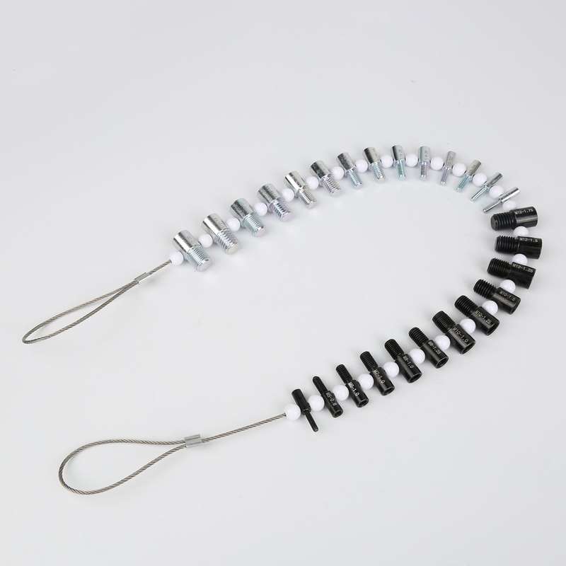 Nut and Bolt Thread Checker Inch and Metric Set Nut Bolt Thread Detection Tool Multipurpose Utility