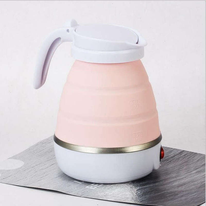 Mini Travel Winter Outdoor Portable Electric Kettle Foldable Kettles Food Grade Silicone Small