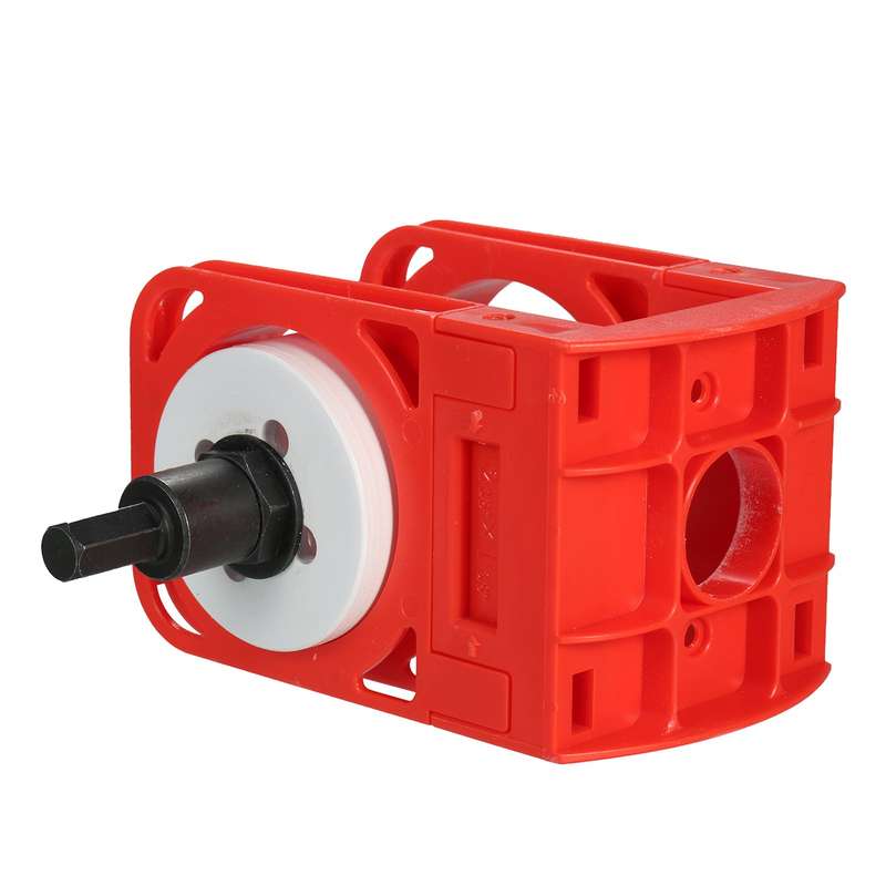 Lock Installation Kit with Guide Template for Wood Doors