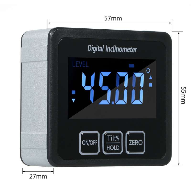 Digital Level Protractor Inclinometer Mag-netic Level Angle Meter Angle Finder Level Box Angl