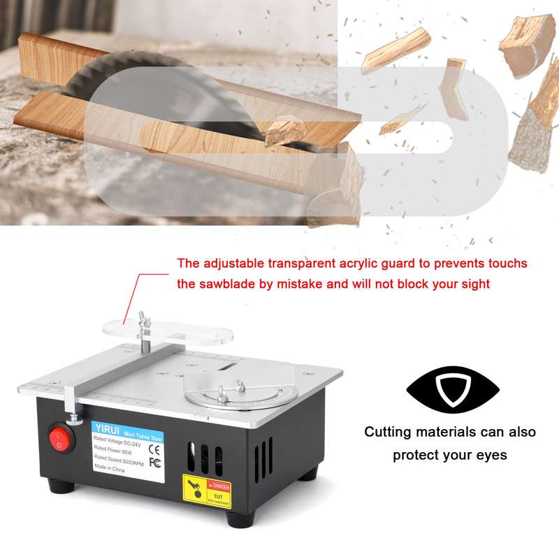 Mini Multifunctional Table Saw Electric Desktop Saws Small Household DIY Cutting Tool Woodworking La