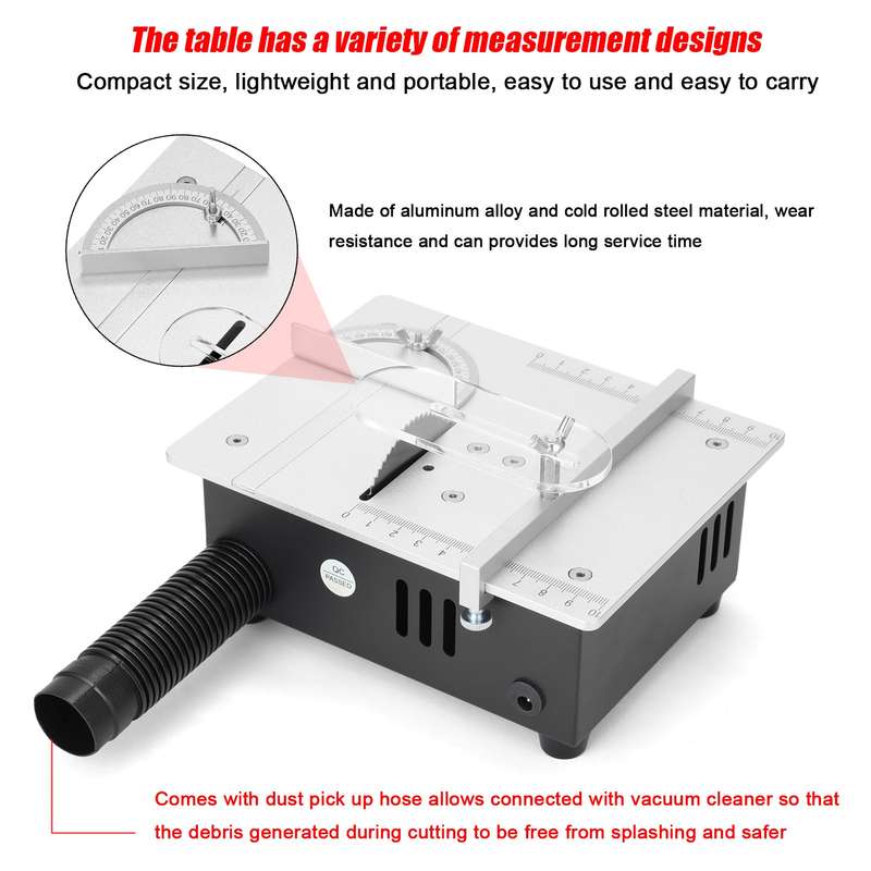 Mini Multifunctional Table Saw Electric Desktop Saws Small Household DIY Cutting Tool Woodworking La