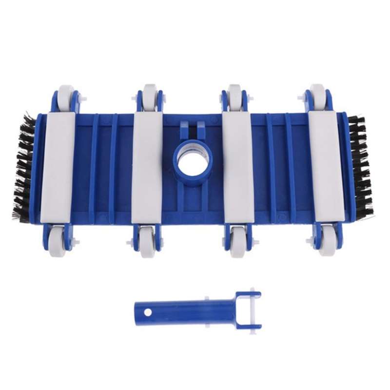 14-Inch Swimming Pool Vacuum Head Suction Head with Brush Flexible Vacuum Brush Head with Weig