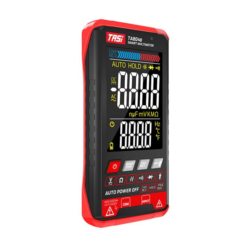 TASI TA804B Digital Multimeter Professional Auto Tester True RMS Multimeter Ultra-Thin Intelligent O