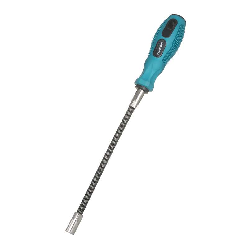 Flexible Hose Clamp Driver 7mm Metric Nut Driver Non-Slip Flex Socket Wrench Automotive Repla