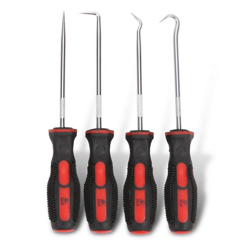 4Pcs Oil Seal Metal Hooks Rubber O-ring Removal Hook Car Screw Driver Hobby Tool