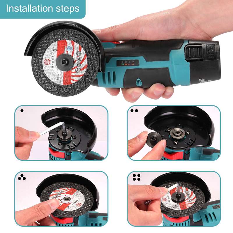 75mm Diameter 10mm Bore Grinding Disc Multifunction Electric Angle Grinder Attachment 3 Optional