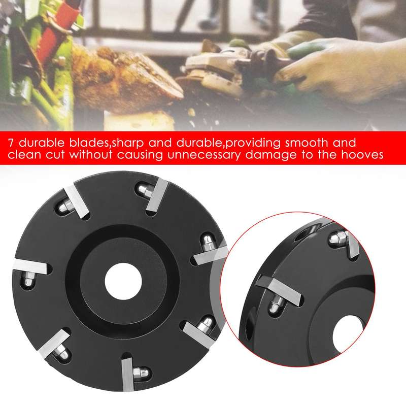 Livestock Hoof Trimming Disc Plate Hoof Trimming Discs Hoof Grinding Discs Claws Hoof Care Tool with