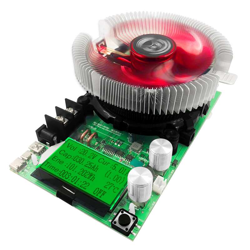 150W 200V 20A Electronic Load Tester Digital LCD Screen Electronic Adjustment Constant Load Me