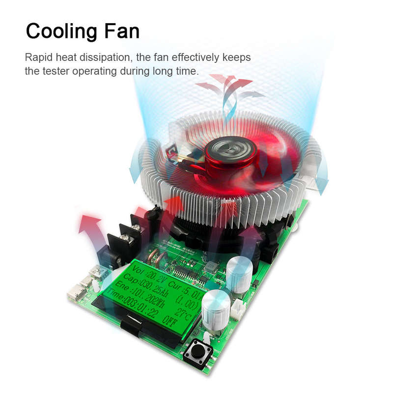 150W 200V 20A Electronic Load Tester Digital LCD Screen Electronic Adjustment Constant Load Me