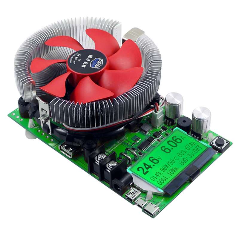 150W 200V 20A Electronic Load Tester Digital LCD Screen Electronic Adjustment Constant Load Me