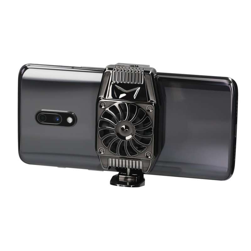 Mobile Phone Cooling Fan Rechargeable Cell Phone Cooler Stretchable Design for 4 to 6.7 Inche