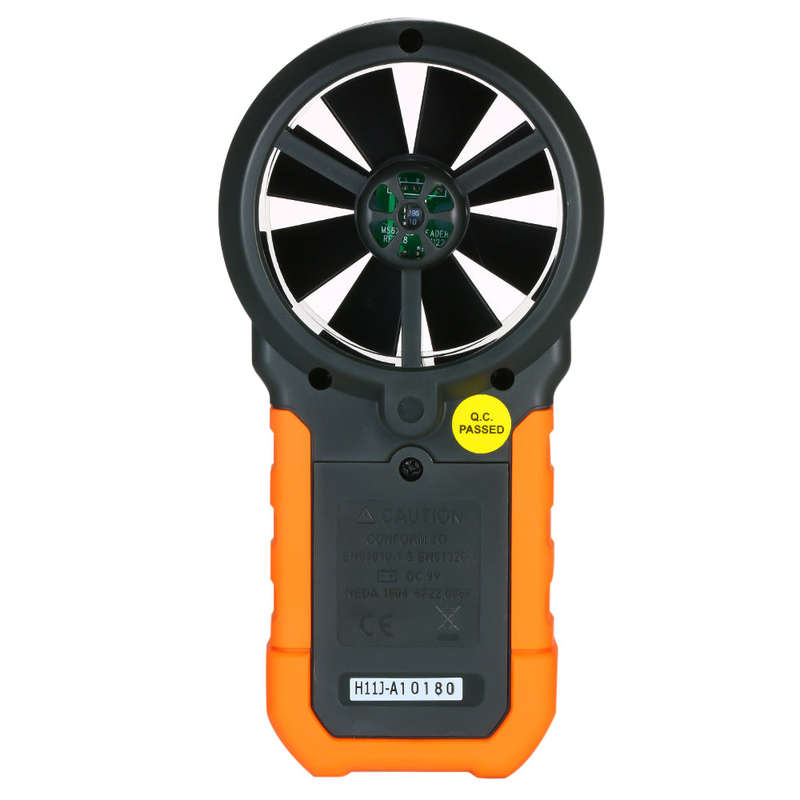 PEAKMETER Multifunction Digital Anemometer Professional Wind Speed Meter LCD Digital Anemomete