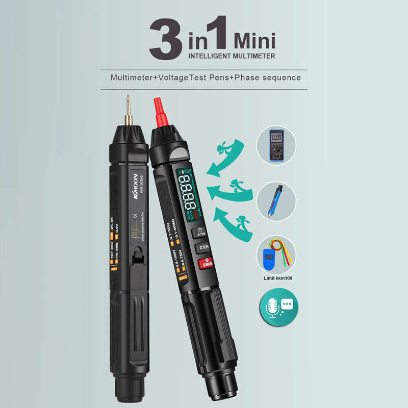 KKMoon KKM100-ENG Intelligent Multimeter Digital Color Screen Multimeter Multi-Purpose Utility Direc