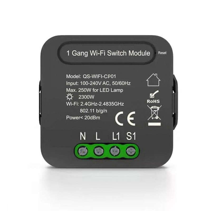 QS-WIFI-CP01 Tuya WiFi Intelligent Switch Module Intelligent Home Switch Conversion Module 1 G