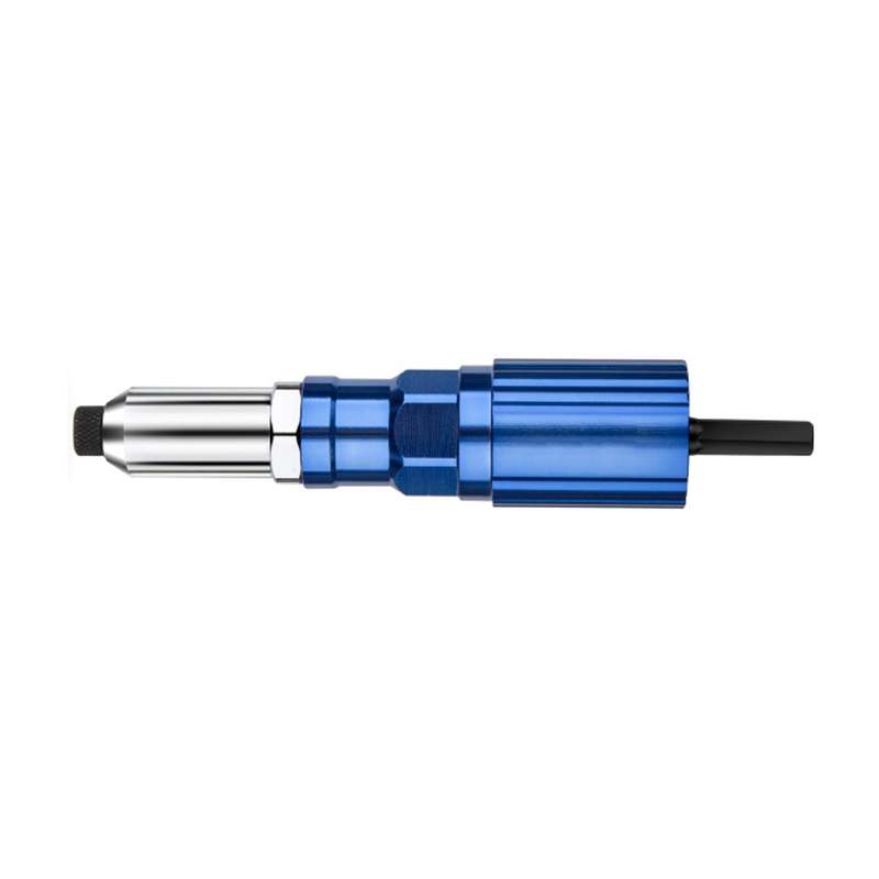Rivet Gun Adapter for Electric Drill Cordless Riveting Tool with Wrench Detachable Handle 3/32'' 1/8