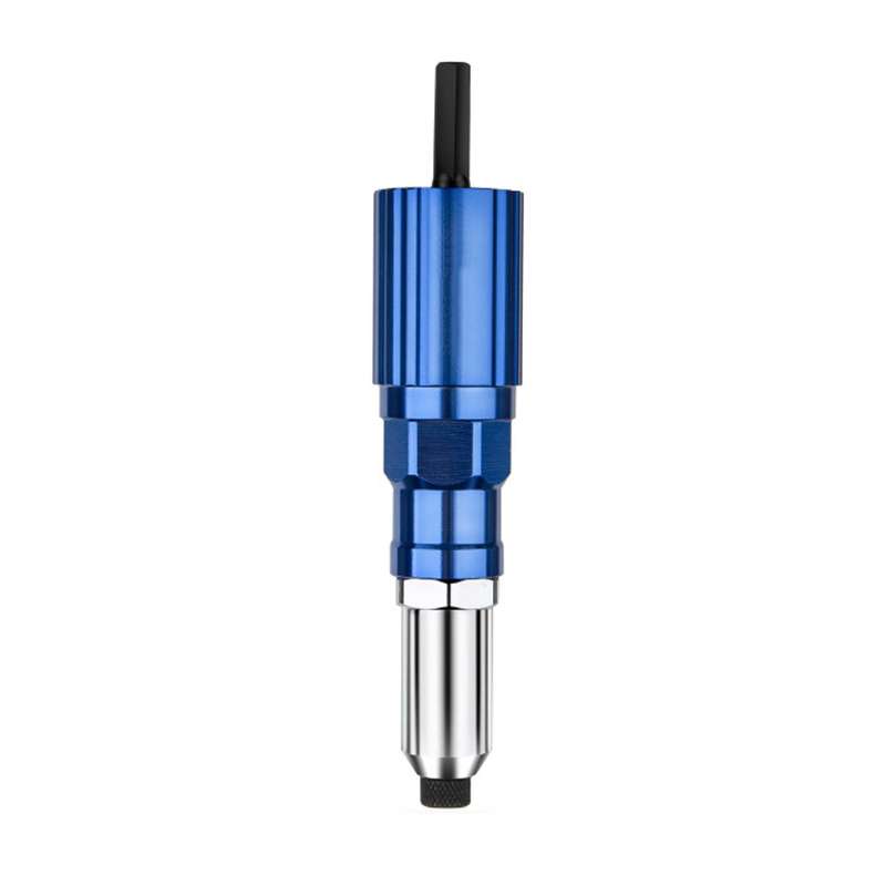 Rivet Gun Adapter for Electric Drill Cordless Riveting Tool with Wrench Detachable Handle 3/32'' 1/8