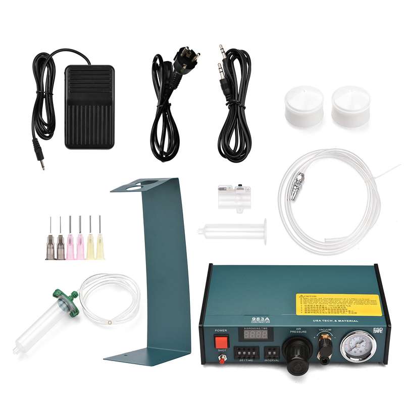 983A 220V Automatic Glue Dispenser Machine Professional Precise Dispensing Controller Glue Machine D
