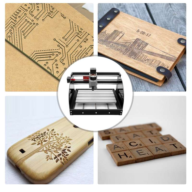 Upgrade Version CNC 30*18 Pro GRBL Control DIY Mini CNC Machine 3 Axis Pcb Milling Machine Wo
