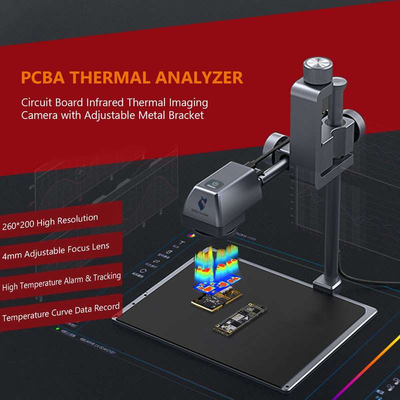 DytSpectrumOwl PCBA Thermal Analyzer 260x200 Circuit Board Infrared Thermal Imaging Camera wi
