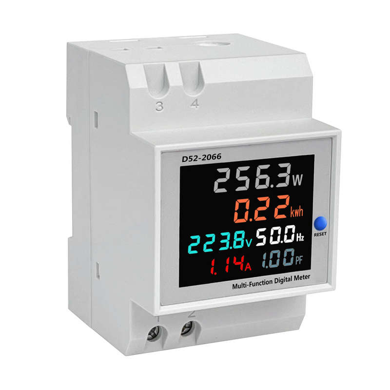 D52-2066 Multi-Function Meter Colorful LCD Display Voltage Current Active Power Frequency Elec