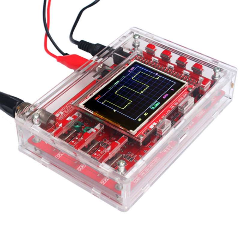 Oscilloscope Kit 2.4 Inch TFT Handheld Pocket-Size Digital Oscilloscope with Protective Case a