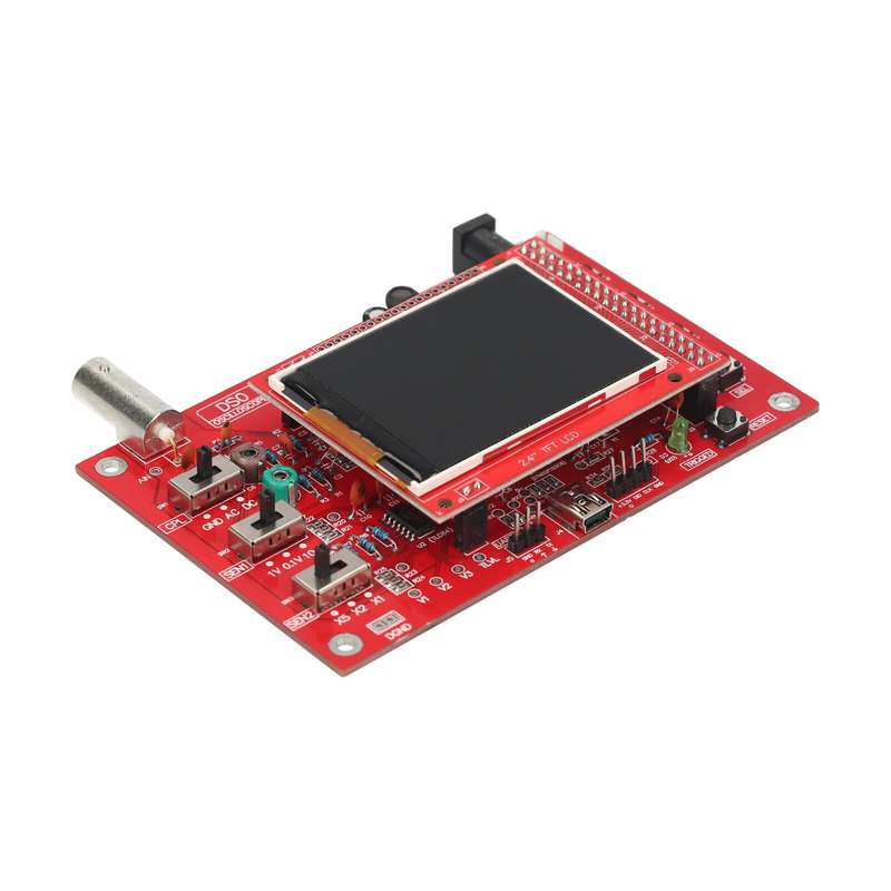 Oscilloscope Kit 2.4 Inch TFT Handheld Pocket-Size Digital Oscilloscope with Protective Case a