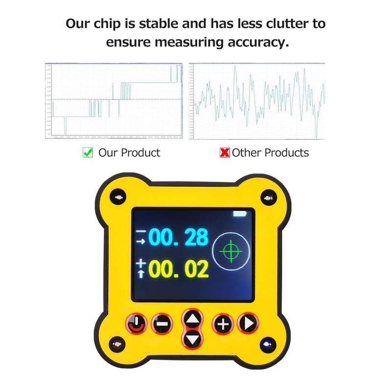 Dual Axis Digital Protractor Inclinometer Magnetic 0.02 Accuracy Angle Finder Level Box with