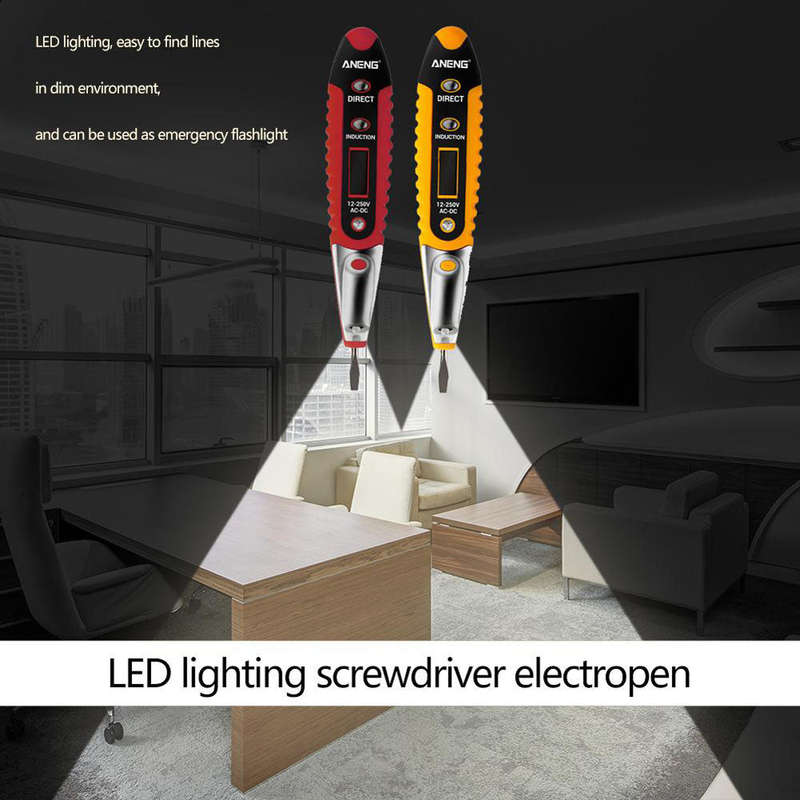 ANENG VD700 LED Digital Display Test Pen 12-250V Direct Current AC Current Zero Line Phase Lin