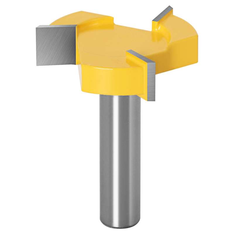 Spoilboard Surfacing Router Bits 1/2 inch Shank 3-Wings Slab Flattening Router Bit Planing Bit Wood