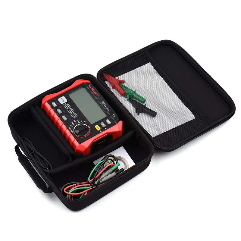 HABOTEST HT5910 4.7-inch LCD Digital Resistance Meter Leakage Switch Tester RCD/Loop Tester 1