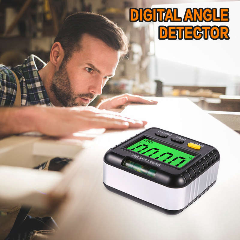 Digital Inclinometer 4*90  Portable Angle Finder Mini Level and Bevel Gauge Level Box with L