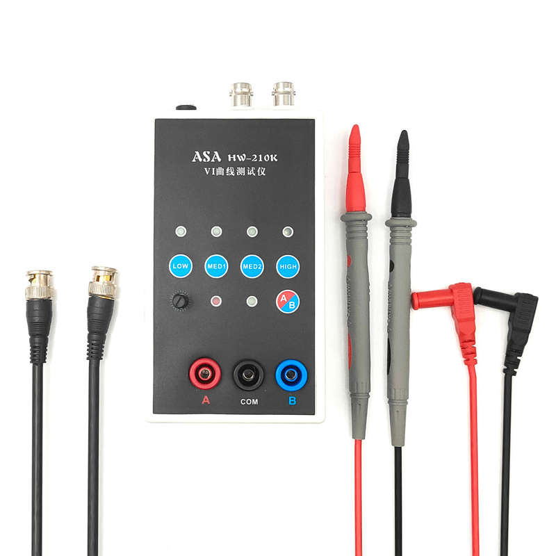 HW-210K Handheld Portable Dual-channel VI Curve Tester Circuit Board Online Detection ASA Test
