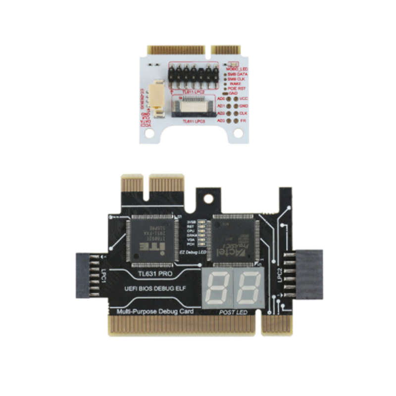 TL631 PRO Universal Laptop PCI Diagnose Card PC PCI-E Mini LPC Motherboard Diagnostic Analyzer