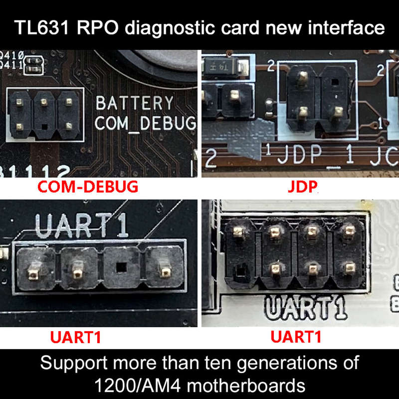 TL631 PRO Universal Laptop PCI Diagnose Card PC PCI-E Mini LPC Motherboard Diagnostic Analyzer