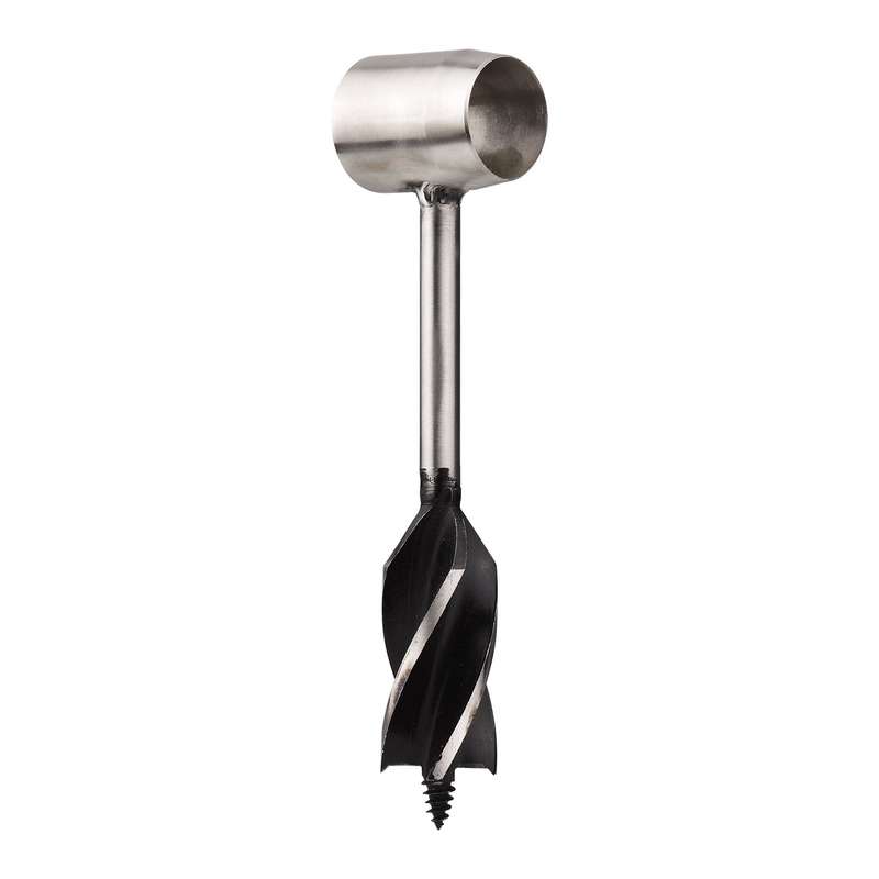 Survival Tool 4-Edge Manual Auger Settler Wrench Bushcraft Scotch Eye Hand Auger Drill for Wo