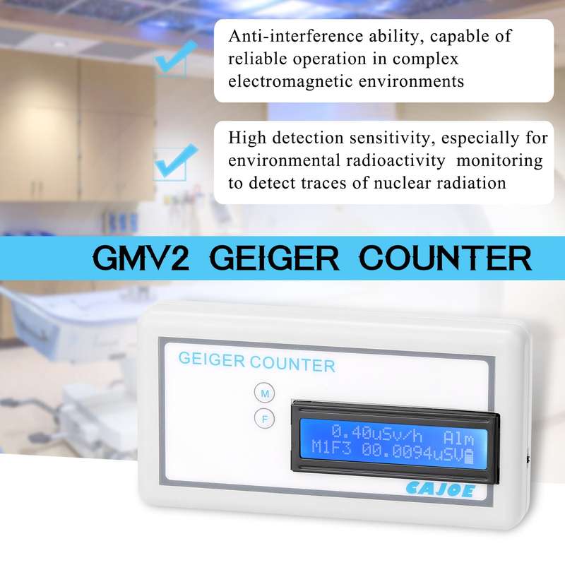 GMV2 Portable Handheld Geiger Counter Assembled Nuclear Radiation Detector   X Rays