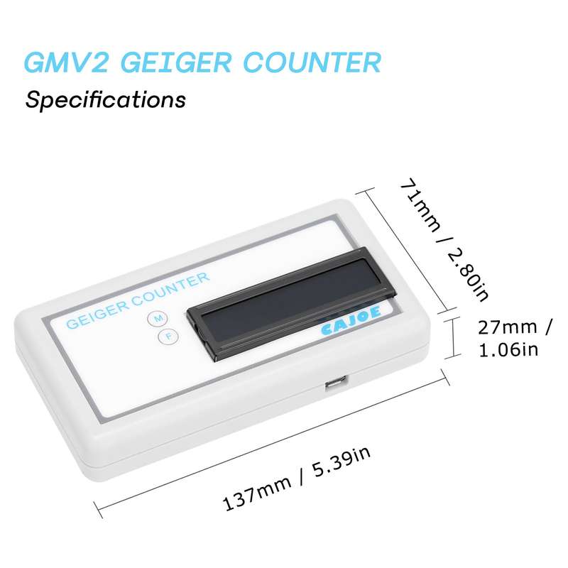 GMV2 Portable Handheld Geiger Counter Assembled Nuclear Radiation Detector   X Rays