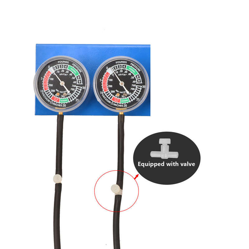 4 Cylinder Carburetor Synchronizer Kit Vacuum Gauge Balancer Sync Balancing Gauges for Motorcy