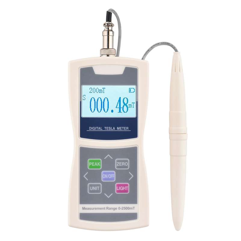 Digital Tesla Meter Gaussmeter Auto Range 200mT/ 2000mT High Accuracy Sensitive Surface Magnet