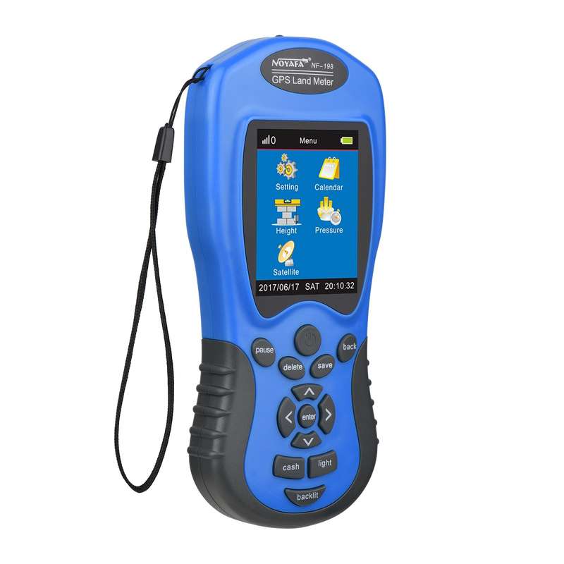 NOYAFA NF-198 GPS Land Meter Handheld Digital LCD Farmland Area Length Height Pressure Satell