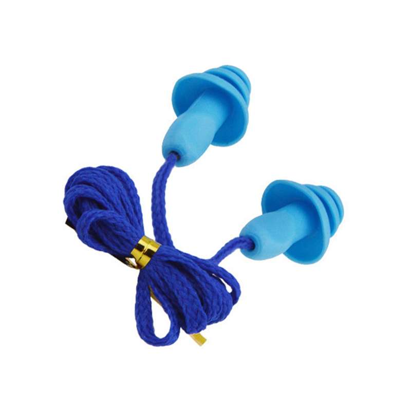Soundproof Earplug Noise Reduction Silicone Waterproof Ear Plugs Christmas Tree-Shape Reusabl