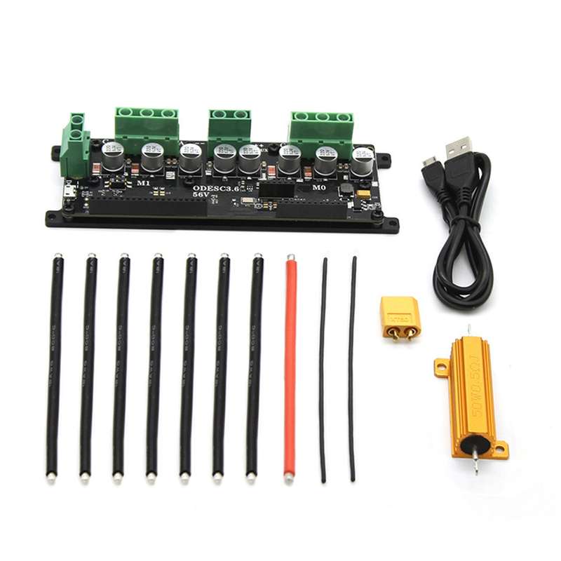 ODESC3.6 Motor Controller Dual Drive FOC BLDC High Power Optimized Brushless Motor Control Boa