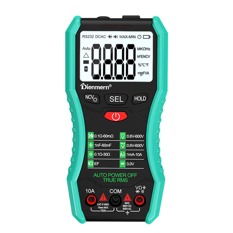 Portable Digital Multitester Backlight Voltmeter Handheld LCD Digital Multimeter Intelligent